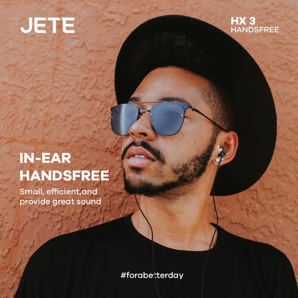 Headset Kabel JETE HX3 Series in ear handsfree