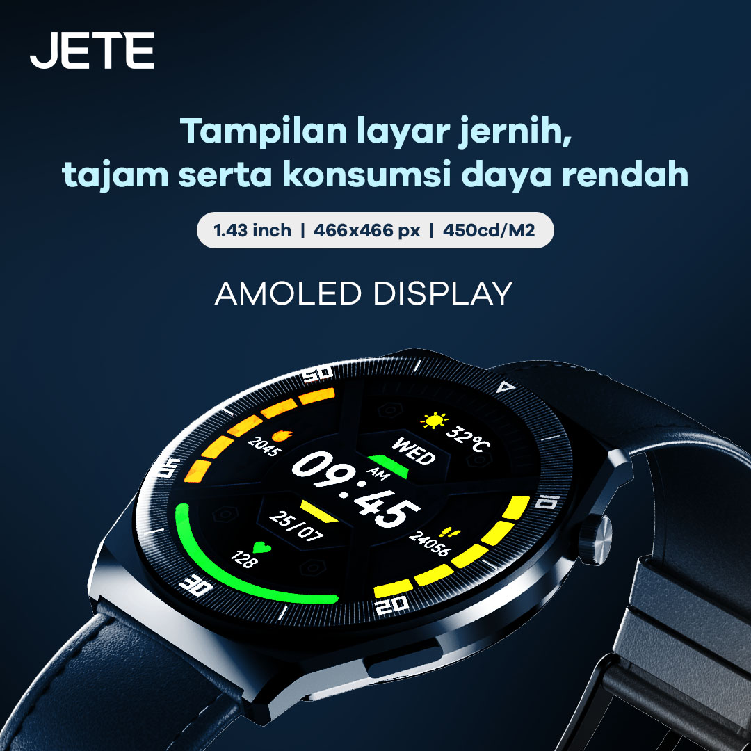 Smartwatch JETE AM2 with Amoled Display