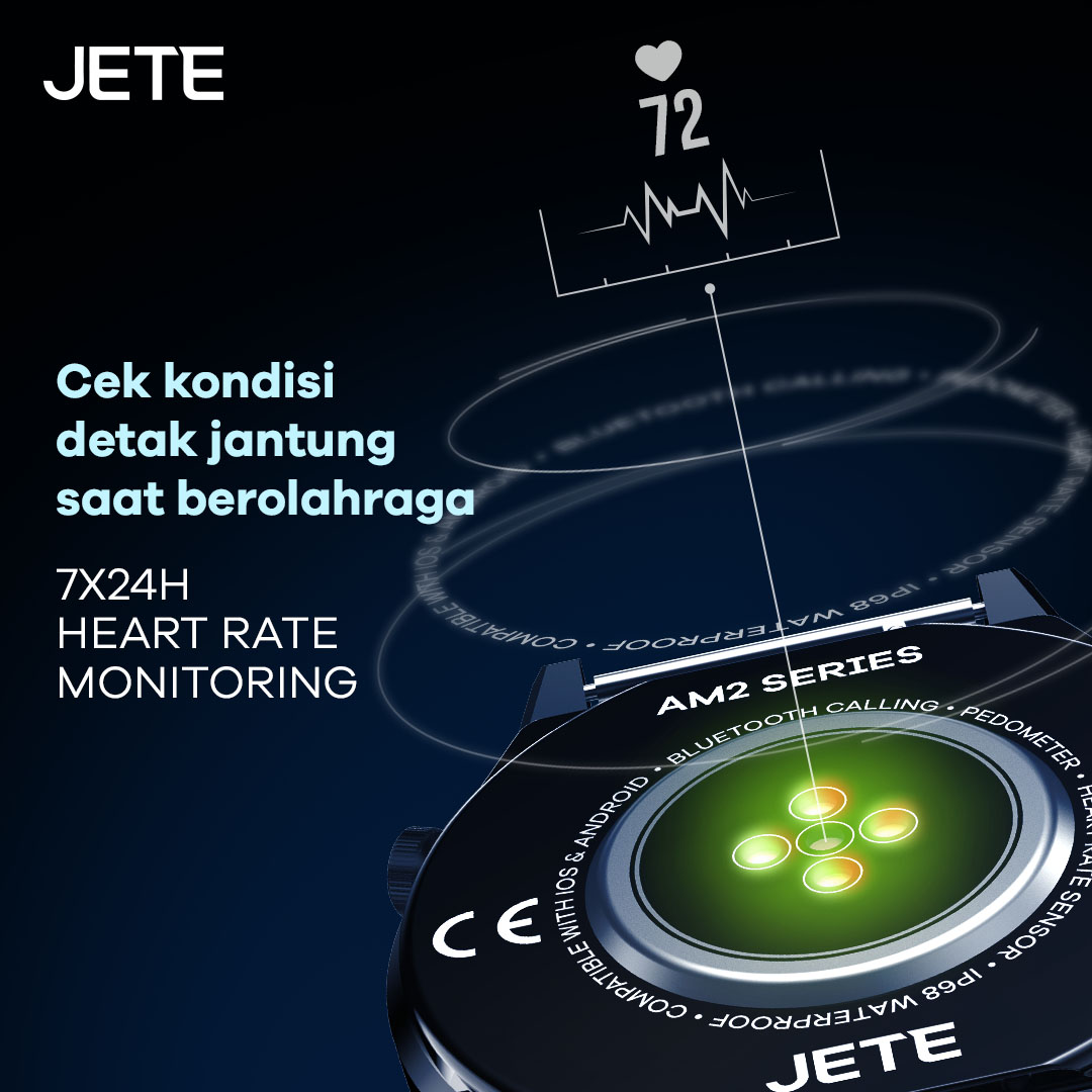 Smartwatch JETE AM2 Heart Rate Monitoring