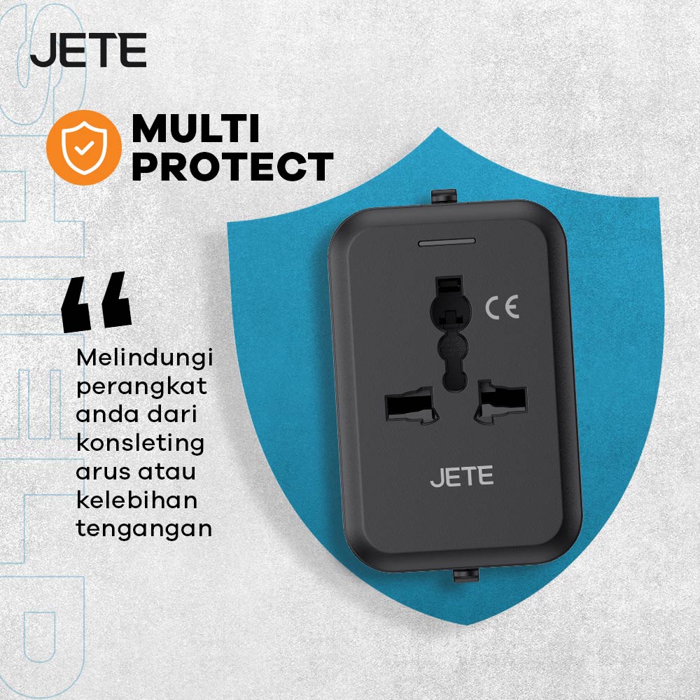 Travel Charger Adapter JETE CN1 Series with Multi Protect