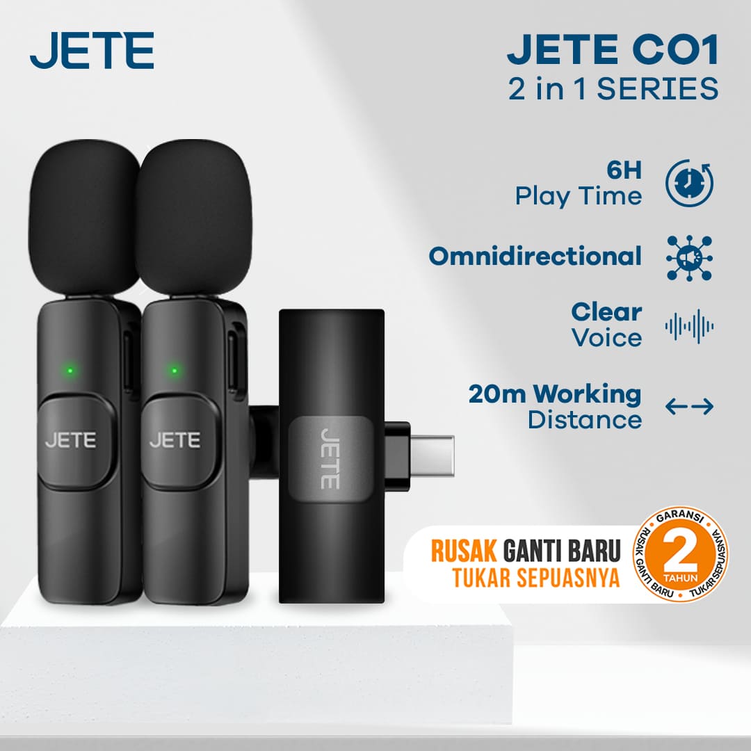 Clip on wireless 2 in 1 JETE CO1 Series