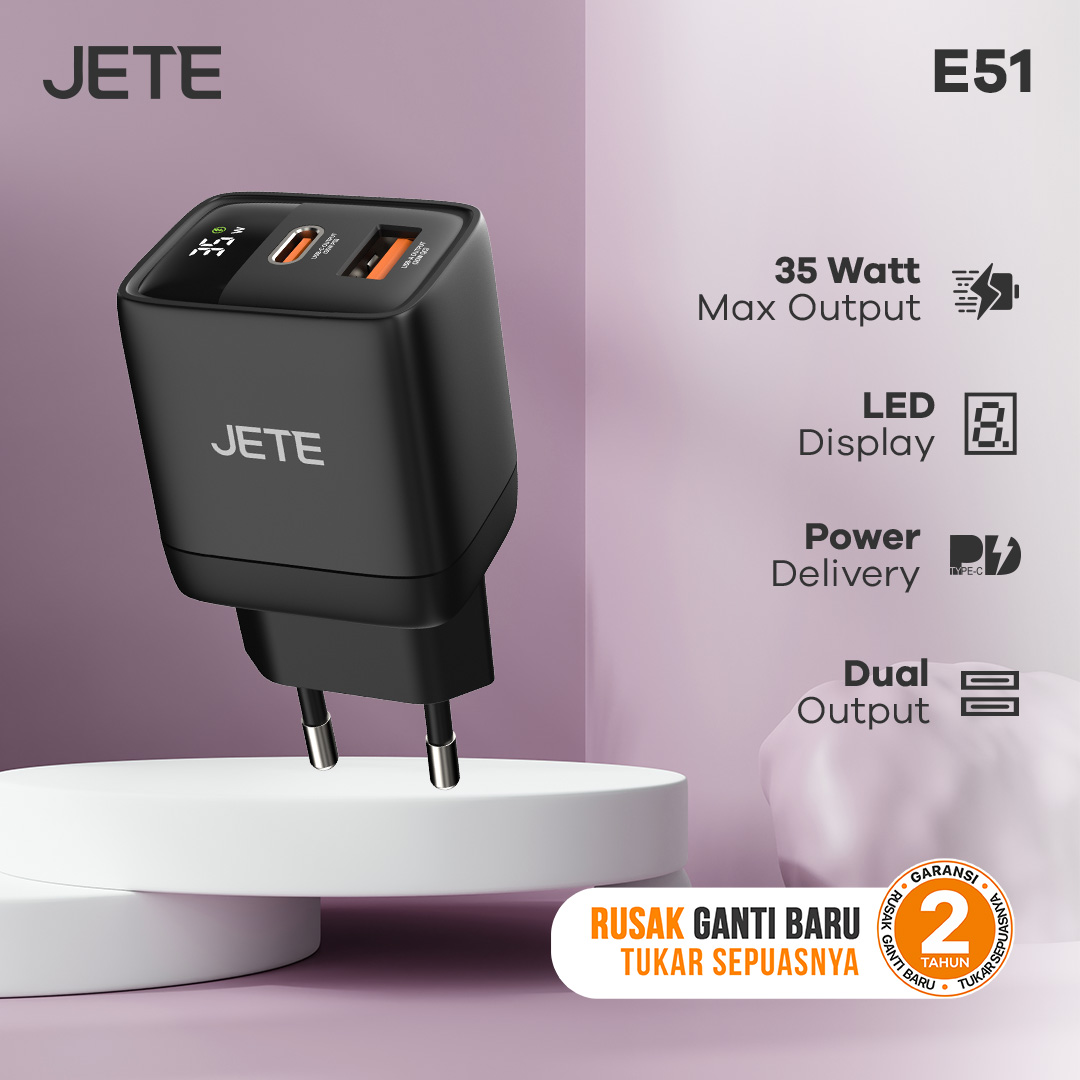 Charger 35W Dual Output JETE E51 Series