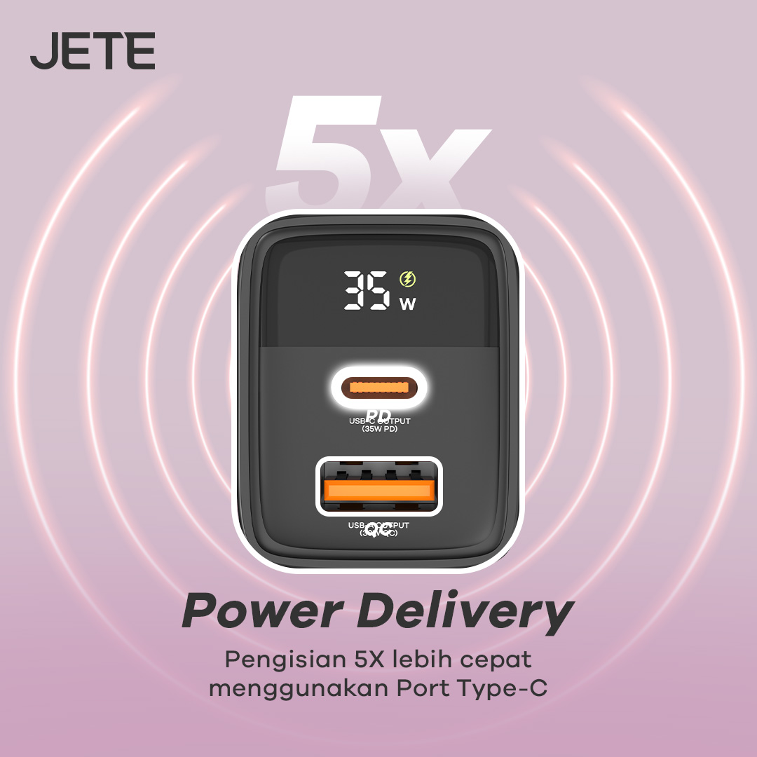 Charger JETE E51 Series 5X Power Delivery
