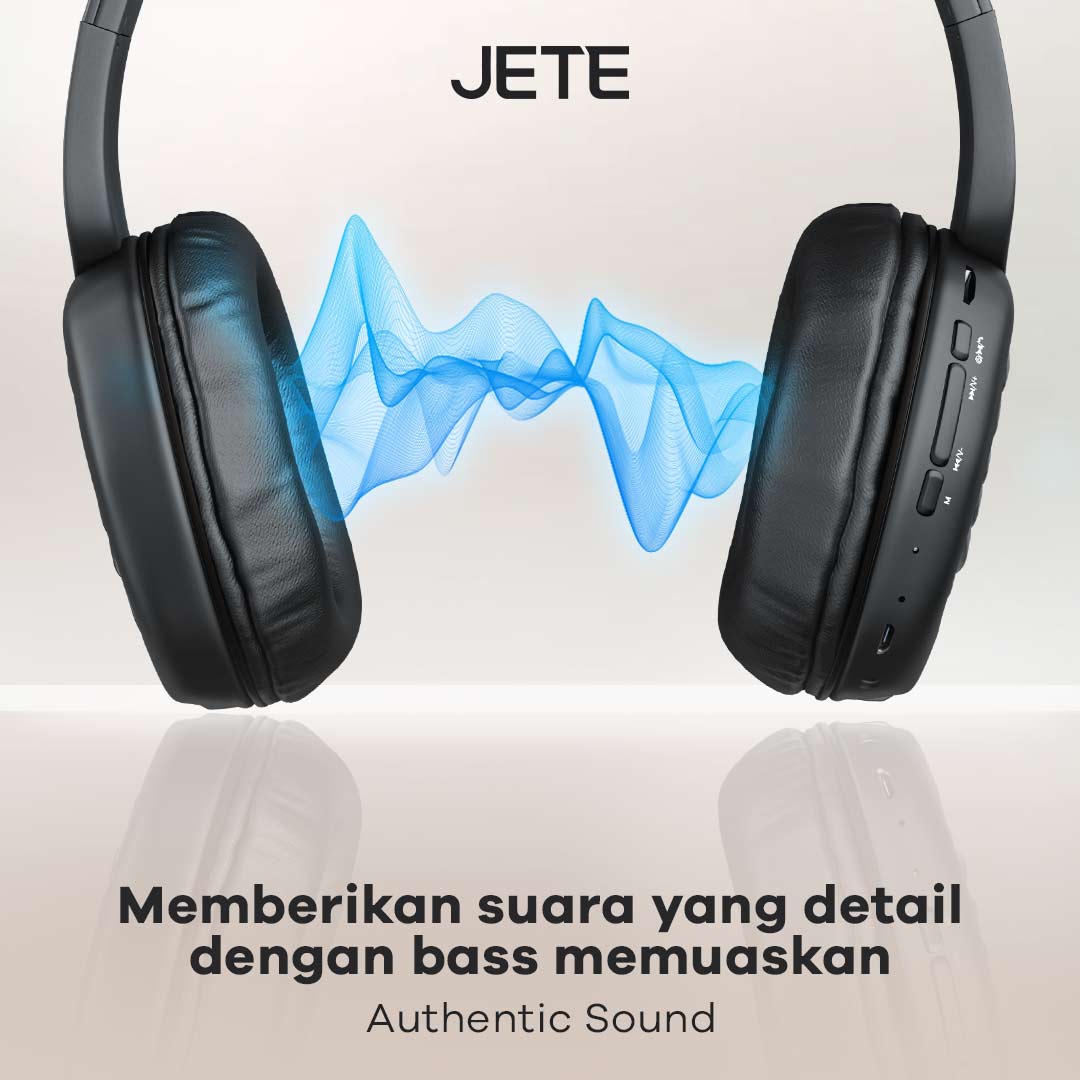 Headphone Bluetooth Lucu JETE Extreme Series memberikan suara yang detail dan keras