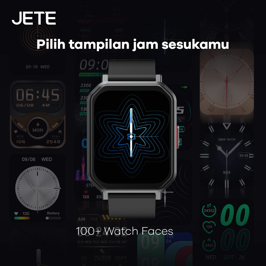Smartwatch JETE FR11 with 100+ Watch Faces