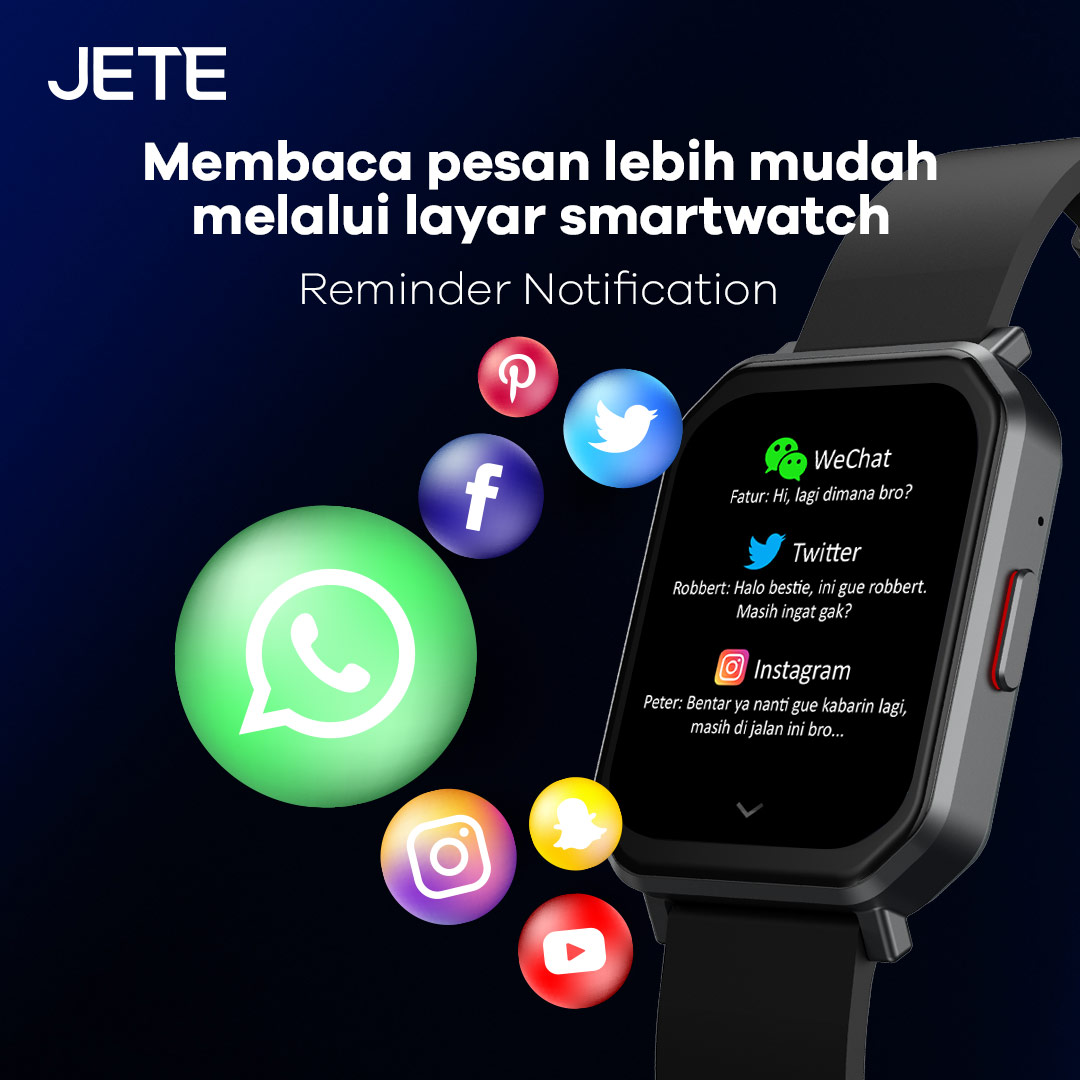 Smartwatch JETE FR11 Reminder otification