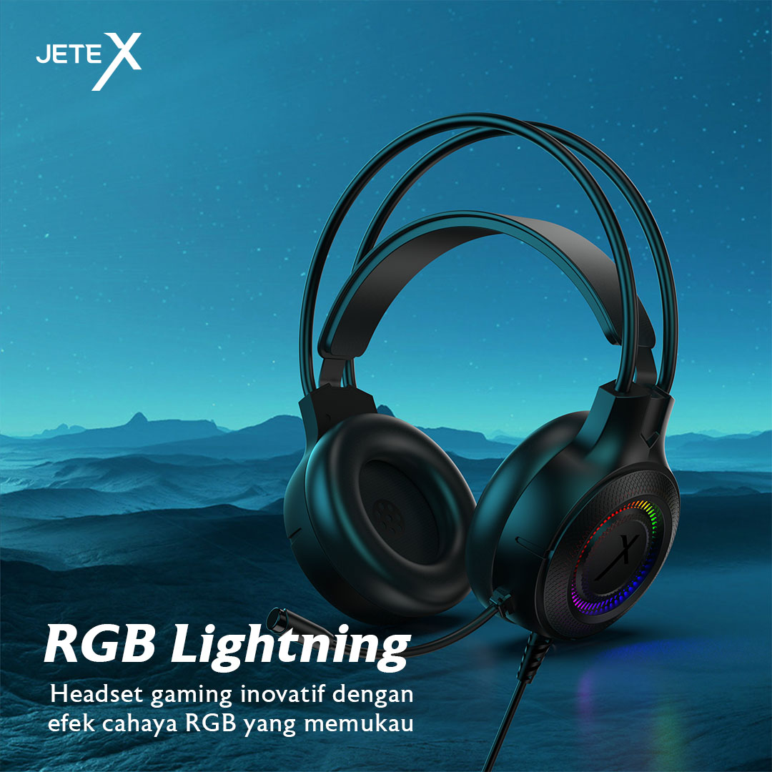Headset Gaming JETEX GA7 with RGB Lighning