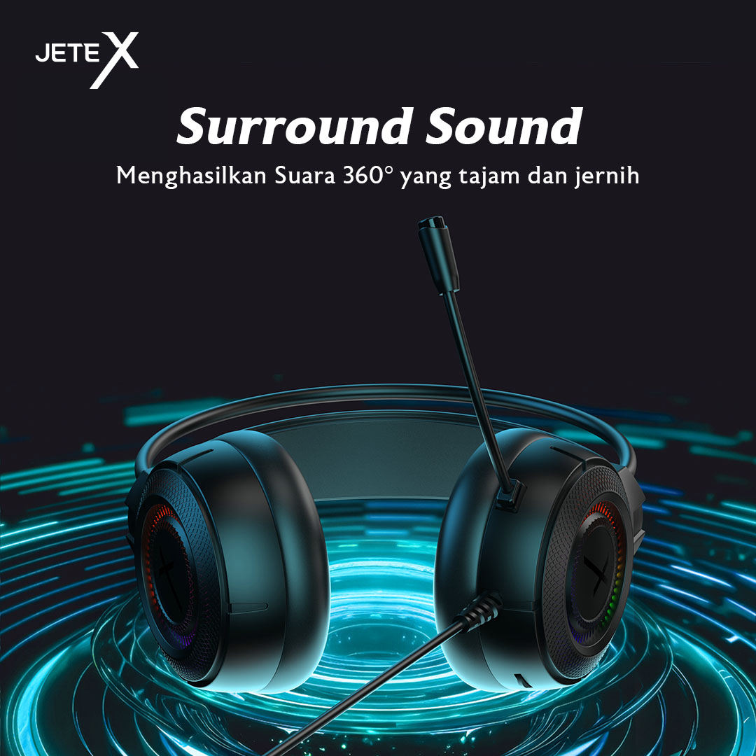 Headset Gaming JETEX GA7 with Surround Sound