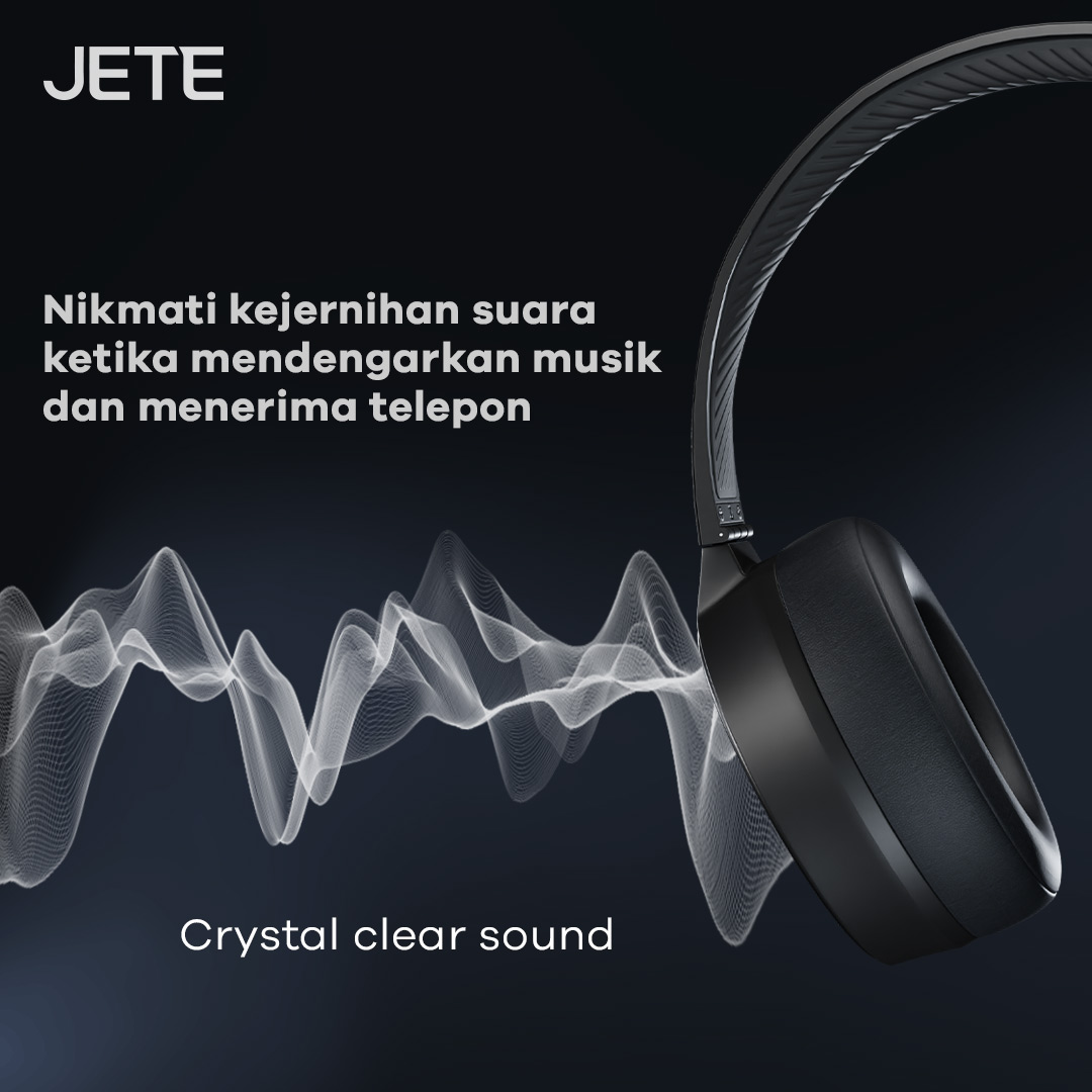 Headphone Bluetooth Murah JETE-12 Series with Crystal Clear Sound