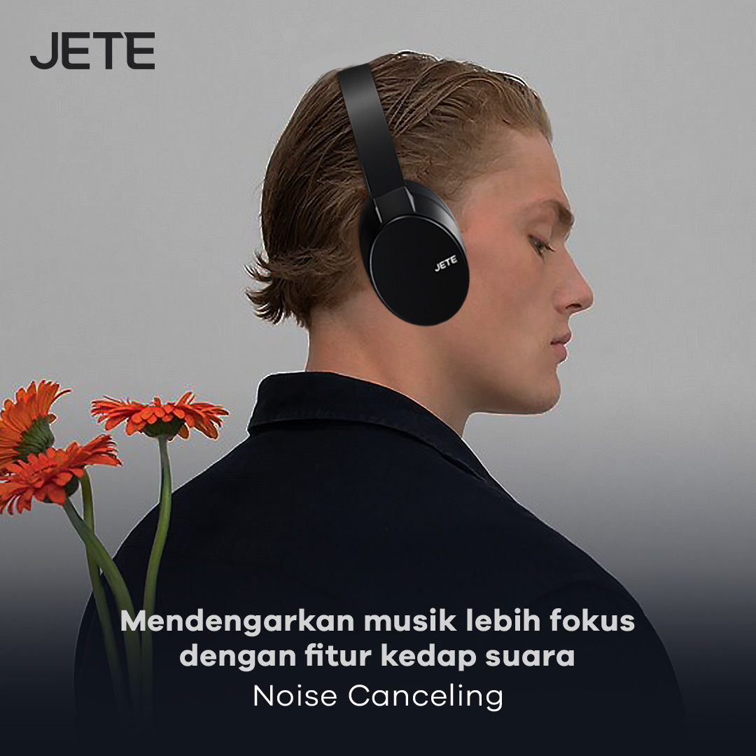 Headphone Bluetooth Murah JETE-12 Series with Noise Cancelling