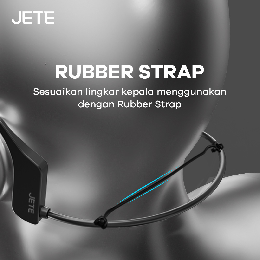 Headset Bluetooth JETE OpenFast with Rubber Strap