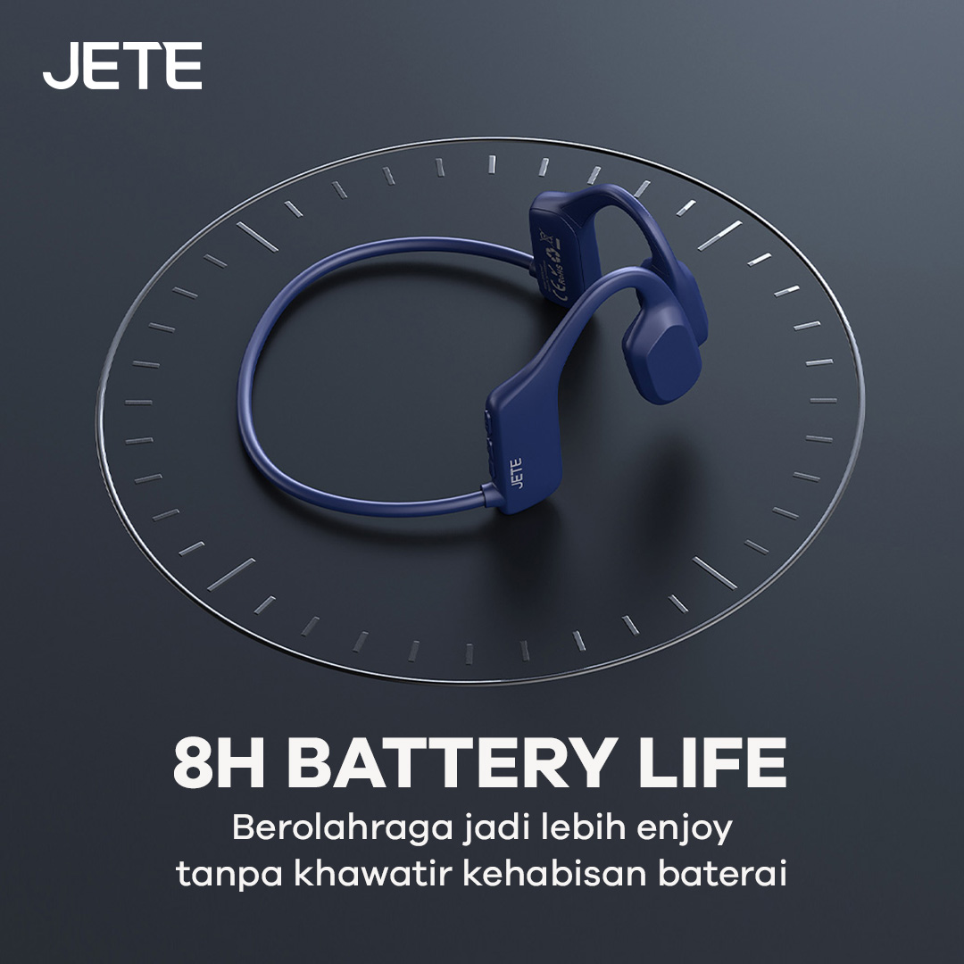 Headset Bluetooth JETE OpenFast with 8H Battery Life