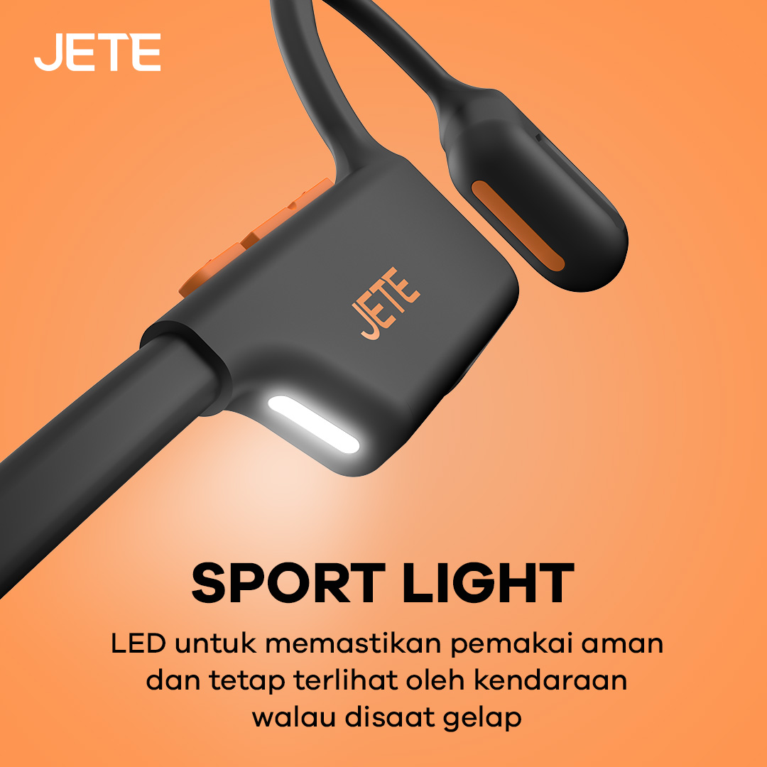 Headset Olahraga JETE OPENSTYLE Series with sport light