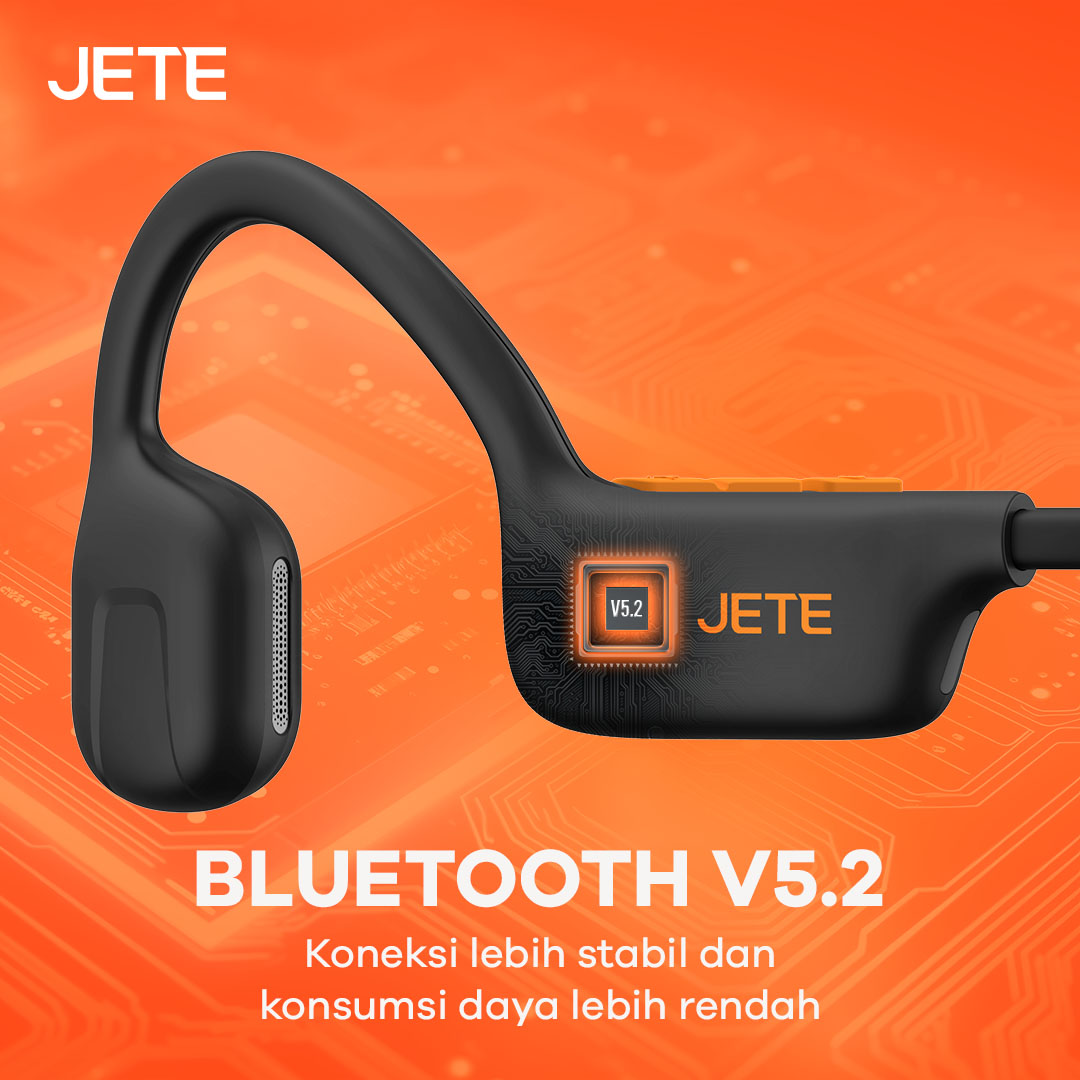 Headset Olahraga JETE OPENSTYLE Series dengan Bluetooth V5.2