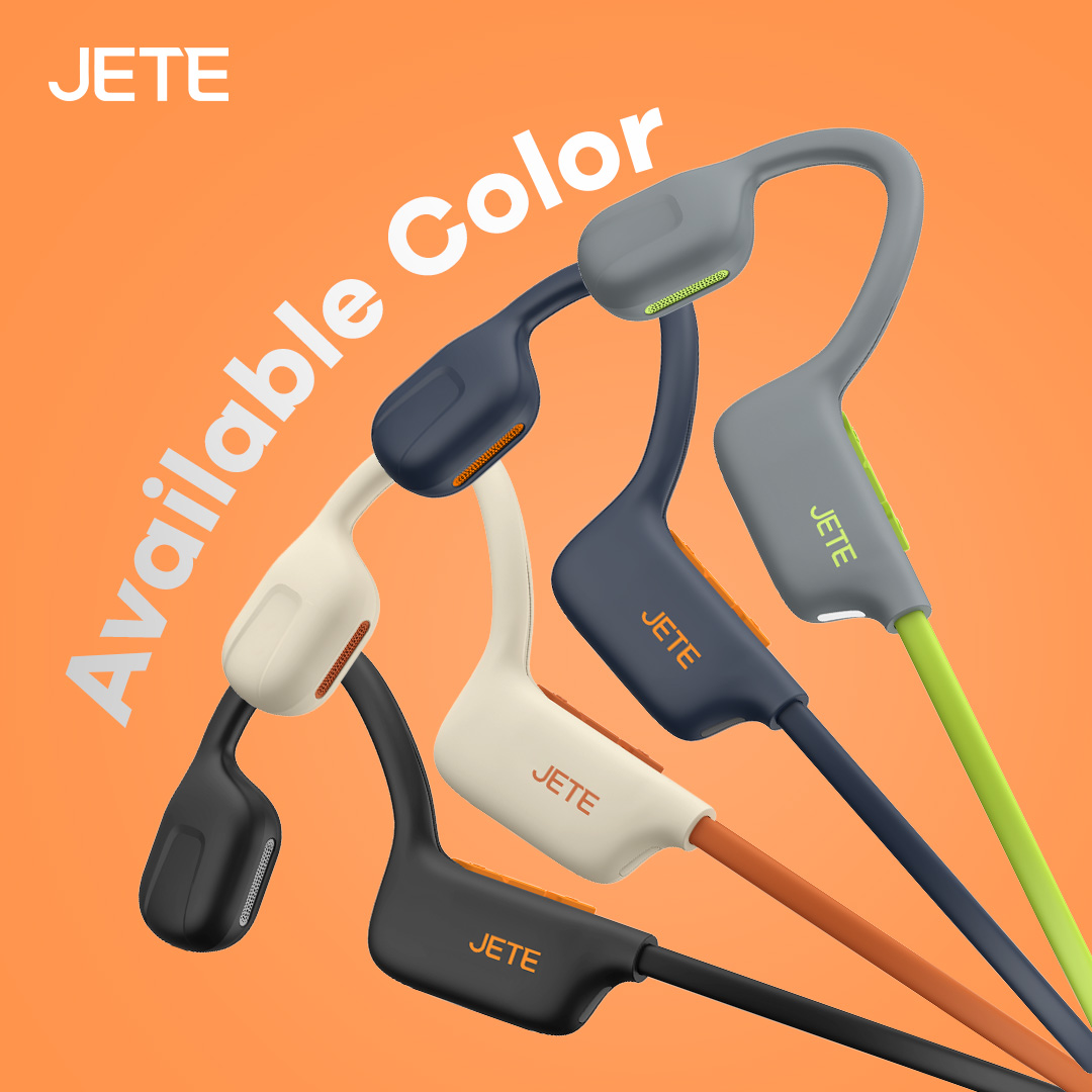 Headset Olahraga JETE OPENSTYLE Series available color: black, green, orange, navy