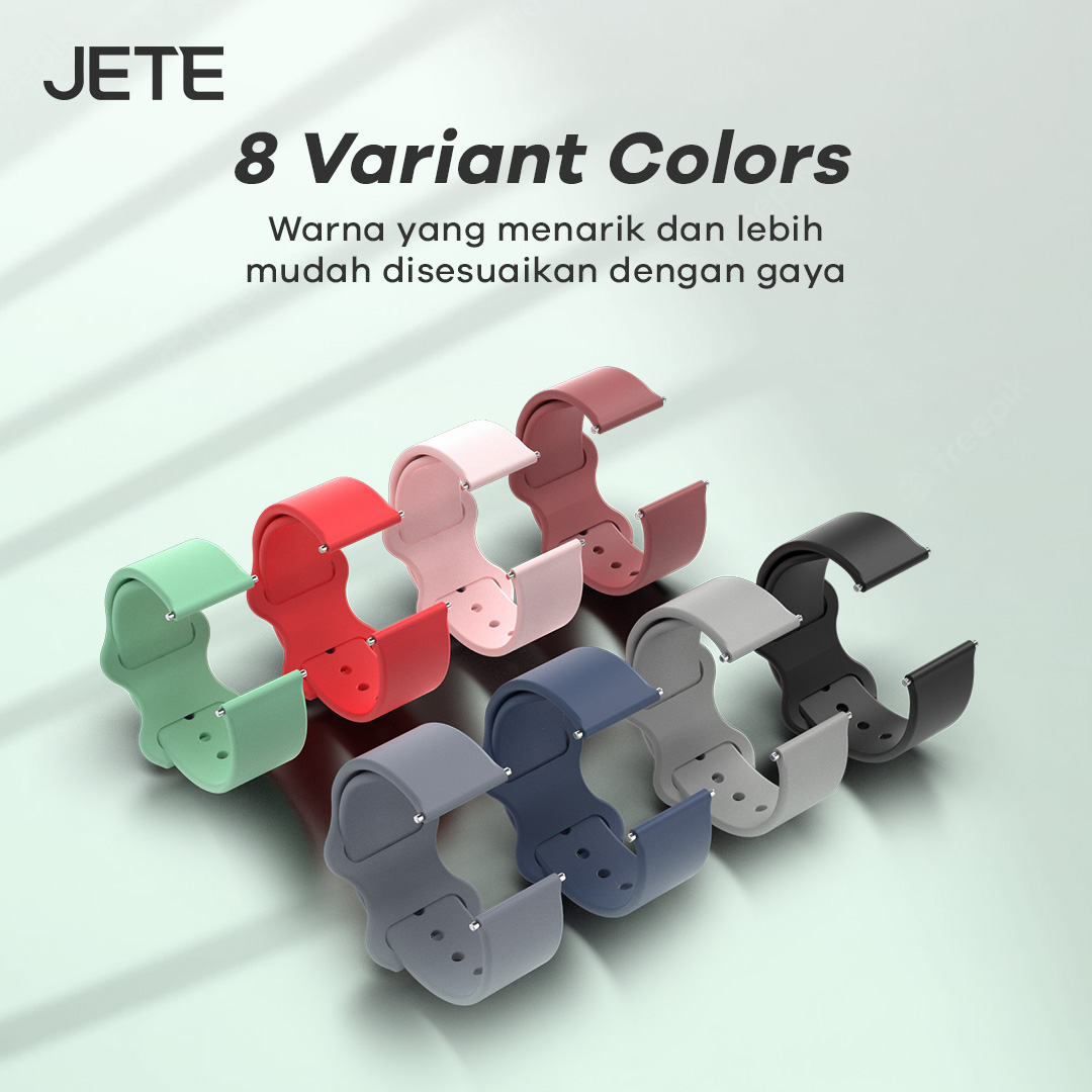 JETE Strap 01 22mm: 8 Variant Colors