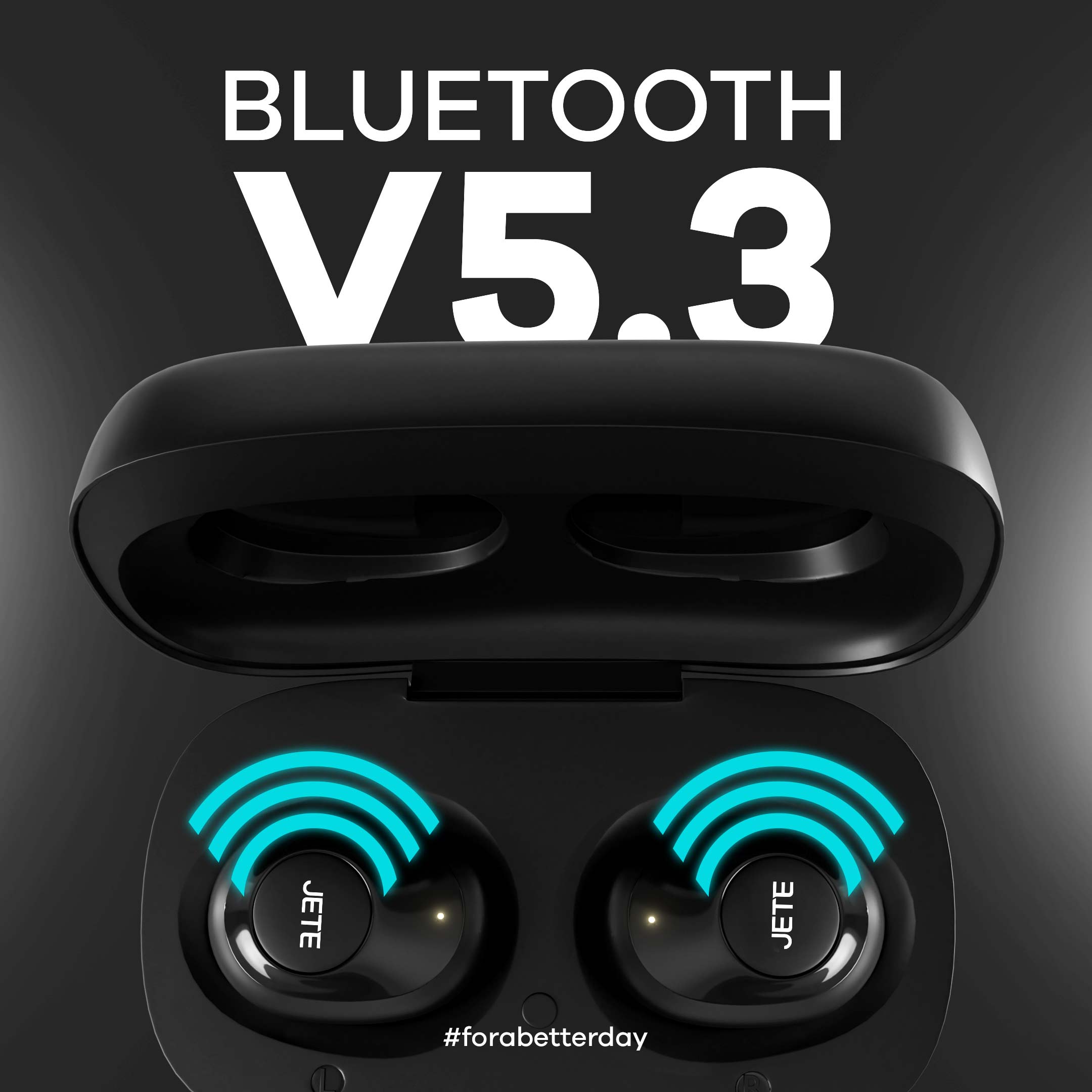 JETE T6 Series Headset TWS Terbaik dengan bluetooth V5.3
