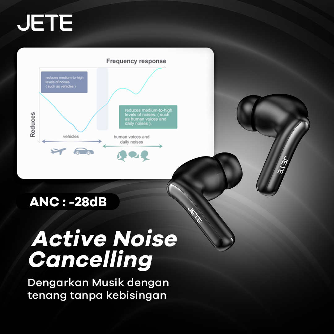 TWS JETE TX2 Series with Active Noise Cancelling