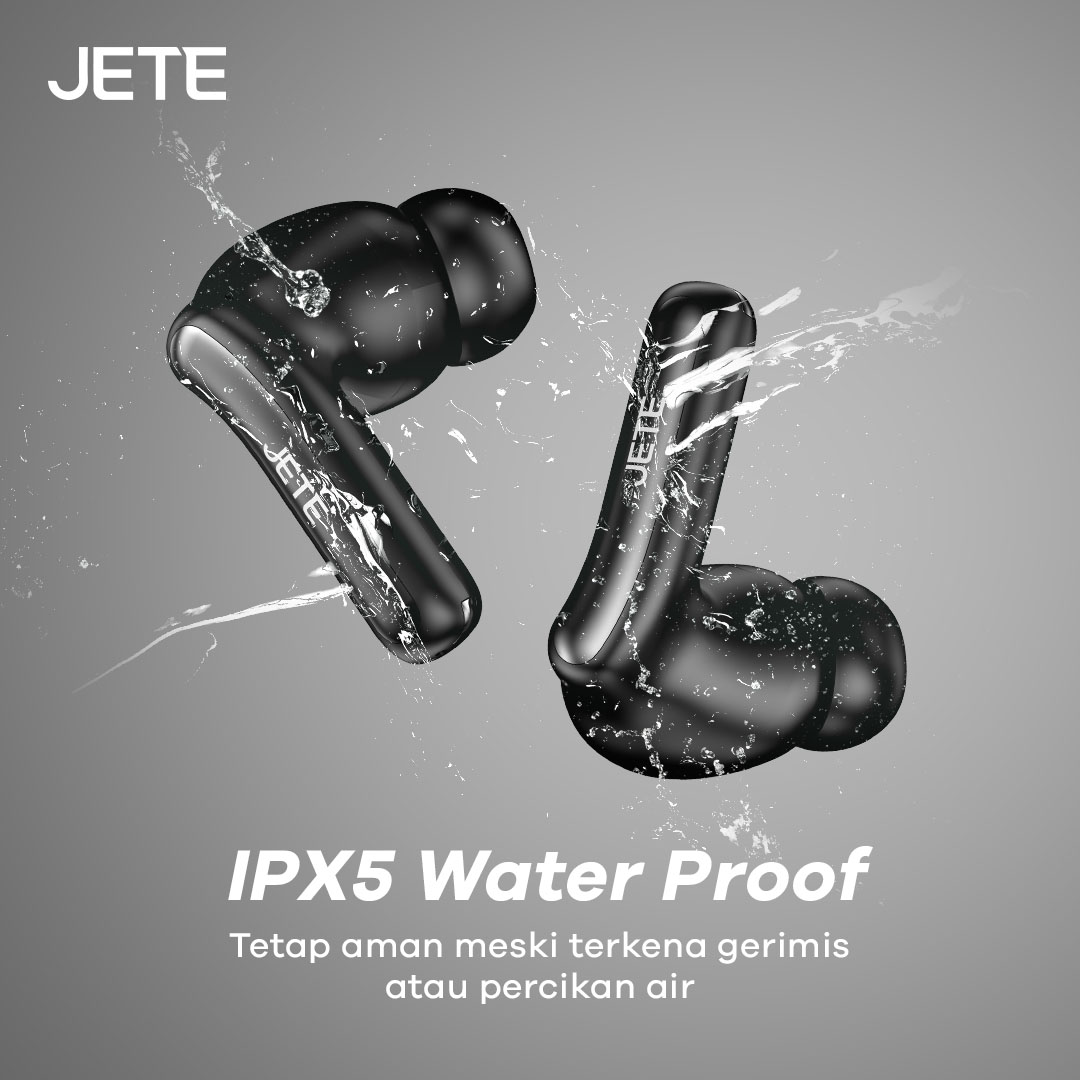 TWS JETE TX2 Series: IPX5 Water Proof