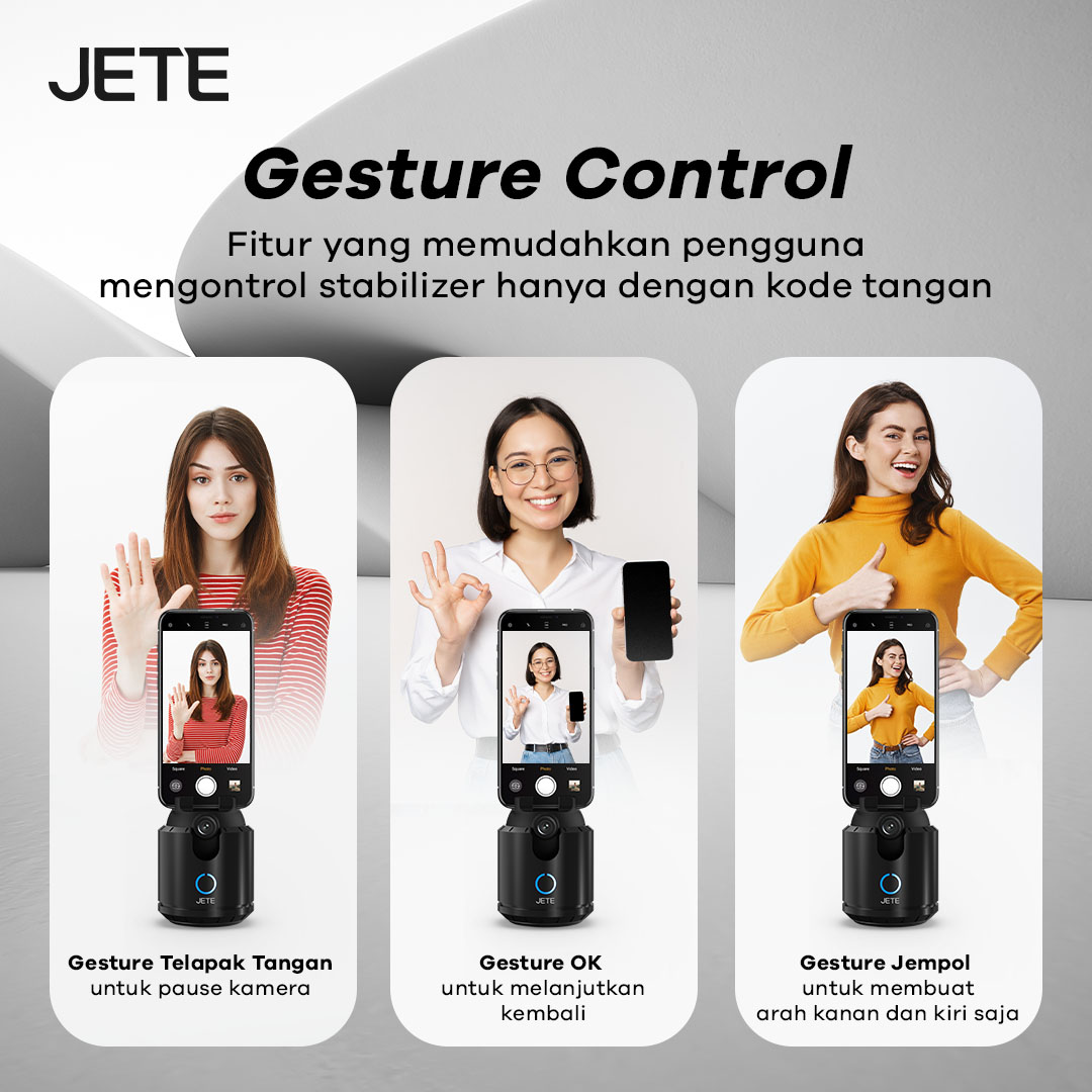 JETE W8 Smart Auto Tracking Holder with gesture control
