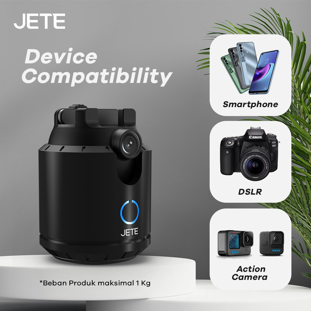 JETE W8 Smart Auto Tracking Holder device compatibility